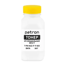 Тонер HP HCS-T, 50 г, Yellow Patron (PN-HCS-T-Y-050)