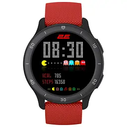 2E Смарт-годинник Motion GT2 47мм, 1.32`, 360x360, BT 5.2, Чорно-червоний - мініатюра 3