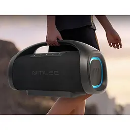 Портативна Bluetooth-колонка Muse з ручкою (M-980 BT) - мініатюра 9