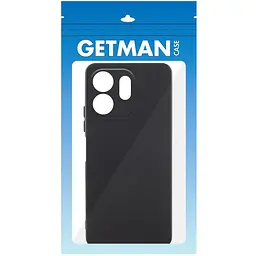 Чохол TPU Getman Liquid Silk Full Camera для Tecno Spark Go 2 Чорний / Black - мініатюра 2