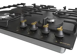Газова варильна поверхня Gorenje GW 642 CLB (BG6AB-G0B) (6658187) - мініатюра 4
