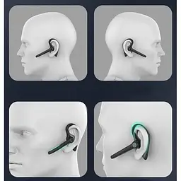 Бездротова гарнітура G3 bluetooth з активним шумопоглинанням - мініатюра 9