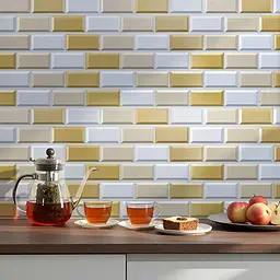 Декоративна панель Sticker Wall ПВХ 960х480х4мм Біло-бежева клінкерна цегла SW-00001430 - мініатюра 7
