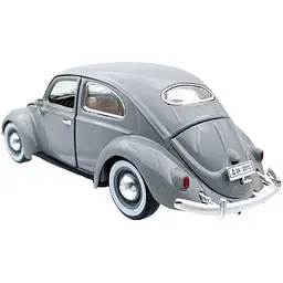 Автомодель Bburago Volkswagen Kafer Beetle 1955, 1:18 сіра (18-12029 GY) - мініатюра 5