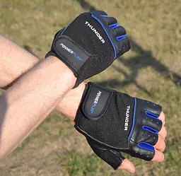 Рукавички для фітнесу (9058 Thunder) PowerPlay M fit0012425 - мініатюра 6