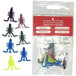 Силіконова приманка HARPOON "MOSYA" 1,5" mix 1 (7шт/уп) плаваюча