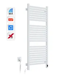 Сушарка для рушників Navin Авангард Х, 1200х480, Wi-Fi, сталь, білий, лівобічна (12-172155-4812) - мініатюра 3