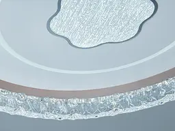 Стильна стельова LED люстра в коридор Diasha WG5157/B WH, Ø48 см, 85 W - мініатюра 6