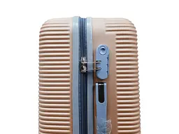 Валіза маленька S ABS-пластик Milano bag 004 56,5×39×24см 40л Шампань - мініатюра 5