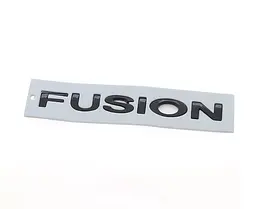 Емблема напис FUSION Чорний для Ford на скотчі (Завод)