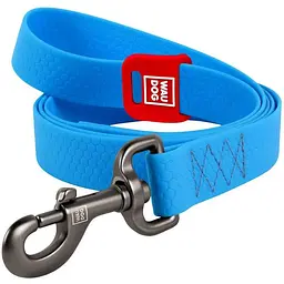 Повідець для собак Waudog Waterproof водостійкий L-XXL, блакитний