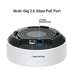 TP-Link Маршрутизатор DECO X50 PoE 1PK AX3000 1xGE LAN/WAN 1x2,5GE LAN/WAN MU-MIMO OFDMA MESH - мініатюра 9