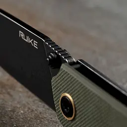 Нож складной туристический Ruike P801-G, (8.6 см) 14C28N/G10 оливковый - миниатюра 21