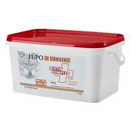 Харчова добавка для шкіри і шерсті собак Luposan LUPO Aktiv Biotin Complex 4 кг - мініатюра 2
