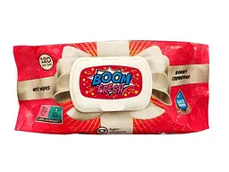 Вологі серветки FRESH 120шт клапан BOOM