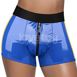 Трусики для страпона Lovetoy Chic Strap-On Shorts, 36-39 (синій) - мініатюра 4
