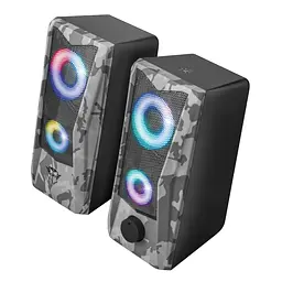 Комп'ютерні колонки Trust GXT 606 JAVV RGB 2.0 SNOW CAMO Black - мініатюра 2