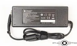 Блок живлення для ноутбуків PowerPlant HP 220V, 18.5V 120W 6.5A (7.4 x 5.0) (HP120E7450)