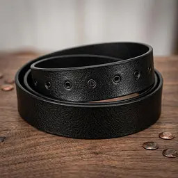 Чоловічий брючний ремінь Tony Perotti з натуральної шкіри 746/35 NERO (90361) Чорний - мініатюра 7