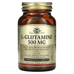 Л-Глютамін L-Glutamine 500 мг - 100 вег.капсул