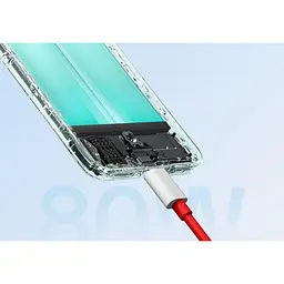 Мережевий зарядний пристрій OnePlus SUPERVOOC 80 Вт + кабель USB-A — USB-C (VCB8HBCH) EU [166486] - мініатюра 6
