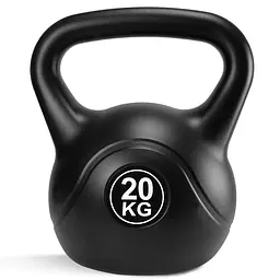 Гиря вінілова Cornix 20 кг XR-0433 Black