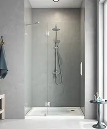 Двері в нішу Koer SR SD04-120x200-TR-01 прозоре скло Easy Clean 10 мм, хром KR5387, універсальні, прозорий, хром - мініатюра 9