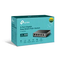 5-портовий гігабітний комутатор з 4 РоЕ+ портами, TL-SG105PE - мініатюра 4
