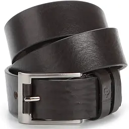 Чоловічий шкіряний ремінь GRANDE PELLE 120х3,5 см acs0015144