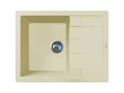Кухонна мийка Adamant ANILA ivory 645x495x200 мм, з крилом 64,5 см