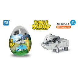 Конструктор Mindbox JUNGLE STORY в яйце в асорт (K31A) - мініатюра 7