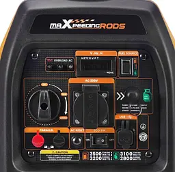 Генератор інверторний MaXpeedingRods 3.5 кВт, бензин/газ (пропан-бутан) MXR3800DF - мініатюра 3
