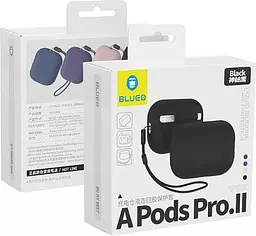 Чохол Blueo Liquid Silicone Case для Apple AirPods Pro 2 Purple [75239] - мініатюра 2