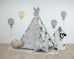 Вігвам Love is БОН БОН + кошик для іграшок - мініатюра 5