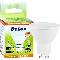 Лампочка Delux GU10A 5Вт 4100K (90011747) - мініатюра 2