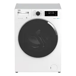 Пральна машина Beko з фронтальним завантаженням WTE9744N, 9кг, 1400, A+++(-50%), Пара, 60см, Дисплей, SMART, Інвертор, Білий (WTE9744N)