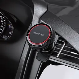 Автотримач Borofone BH12 магнітний чорний червоний - мініатюра 2