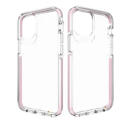 Протиударний прозорий чохол Gear4 Piccadilly D3O для iPhone 12 Mini (5.4") Pink + Transparent - мініатюра 8