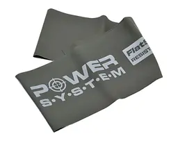 Стрічка-еспандер для спорту та реабілітації Power System PS-4123 Flat Stretch Band Level 3 Grey 25-35 кг (PS_4123_Black) - мініатюра 3