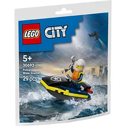 Конструктор LEGO City Поліцейський катер 29 деталей  (30693) - мініатюра 2