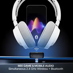 Ігрова гарнітура SteelSeries Arctis Nova 7 Gen 2 Wireless White /PC/PS/SW/MAC/MOB (61731) - мініатюра 4