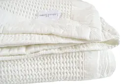 Покривало Lotus Home — Rius off white молочний 240*260 - мініатюра 4