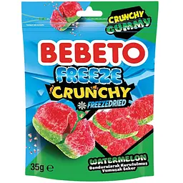 Цукерки-кранчі Bebeto Кавун 35 г