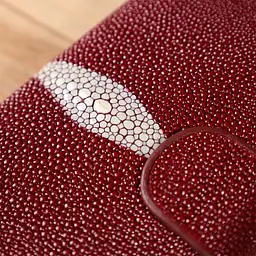 Гаманець жіночий STINGRAY LEATHER 18092 з натуральної шкіри морського ската бордовий - мініатюра 9