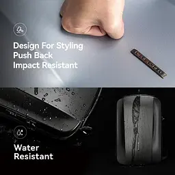 Рюкзак для ноутбука 17” Mark Ryden MR8918 з кодовим замком, ортопедичною спинкою та USB-роз'ємом (Чорний) - мініатюра 4