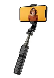 Трипод монопод - штатив для селфі Proove Tiny Stick Selfie Stick Tripod black 68 см чорний - мініатюра 3