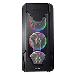 Корпус 1stPlayer D5-R1 Color LED Black (D5-R1 Color LED Black) Б/в