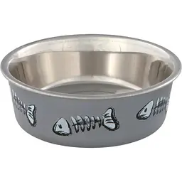 Миска для котів Trixie металева з пластиковим покриттям 0.25 л 12 см в асортименті 1 шт. (25270) - мініатюра 2