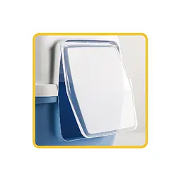 Туалет для котів Stefanplast Cathy Comfort з фільтром 58х45х48 см білий/блакитний (97957) - мініатюра 4