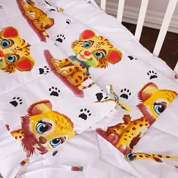 Суцільний борт в ліжечко Kids MirSon Time 20-0034 King Tiger 30х180 см (2200009665127) - мініатюра 3